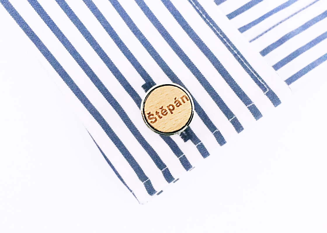 Dřevěné manžetové knoflíčky Štěpán