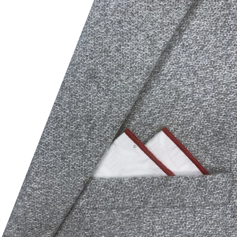 Bílý kapesník do saka Elegance 