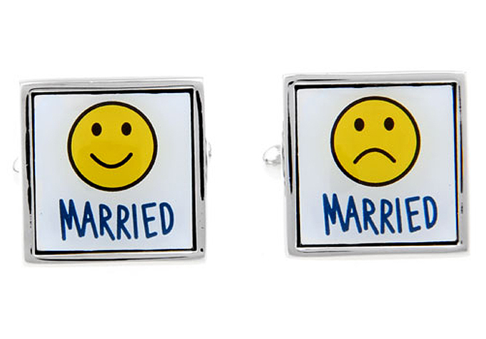 Manžetové knoflíčky Married smile  