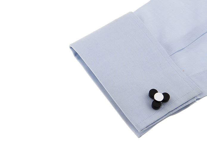 Manžetové knoflíčky Finger spinner černý 