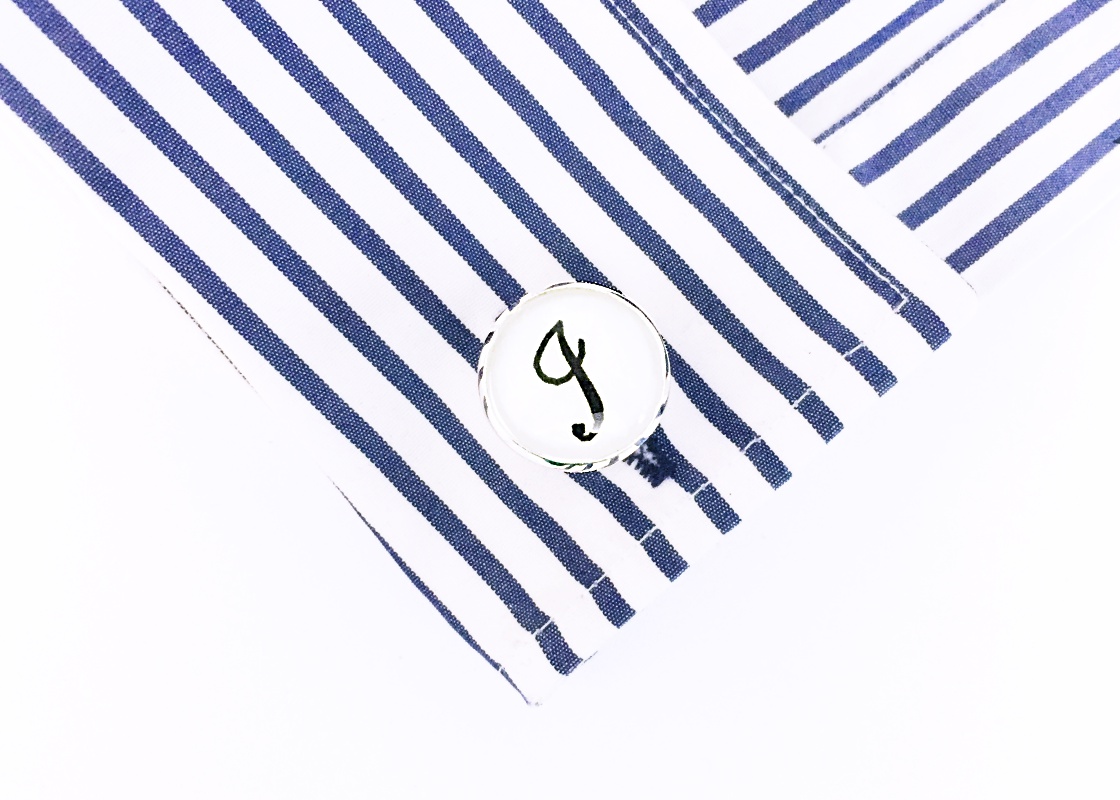 Manžetové knoflíčky I Do - bílé 