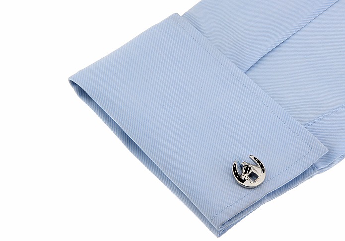 Manžetové knoflíčky Podkova a kůň