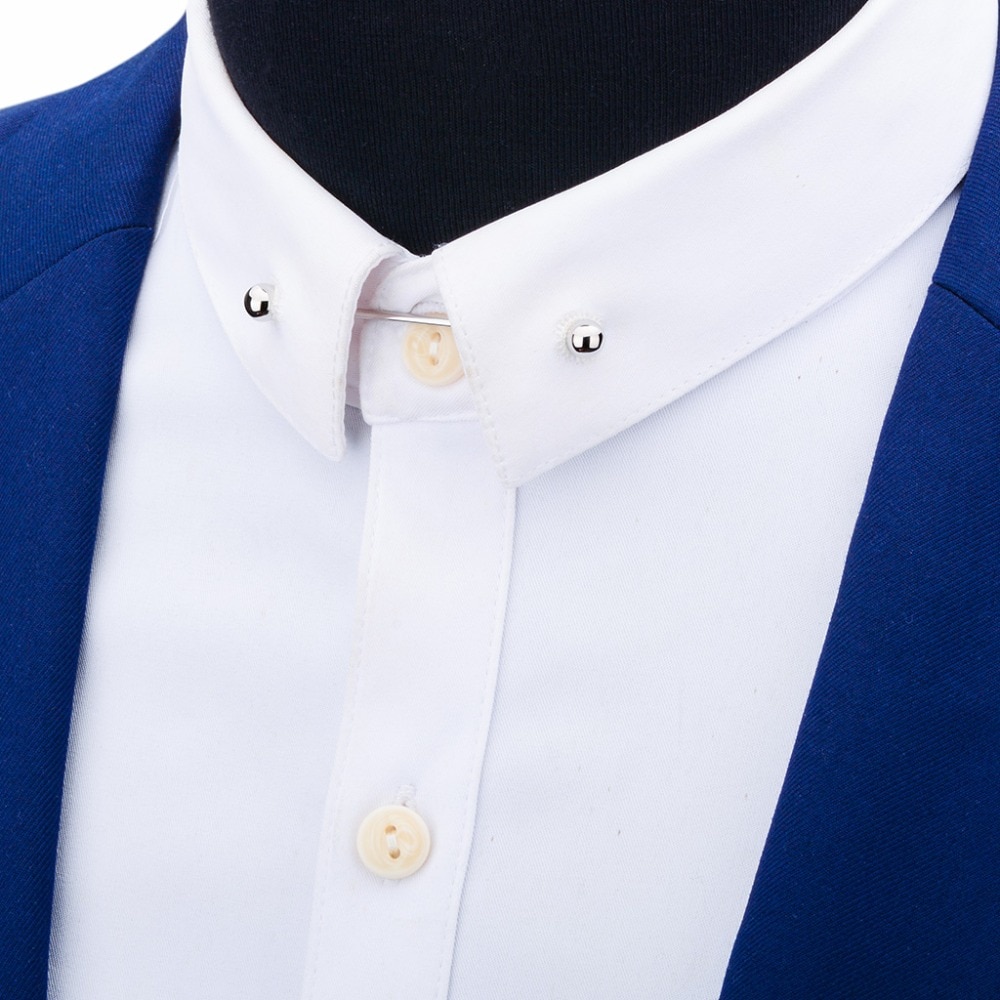 Stříbrná jehlice do límce Koule 