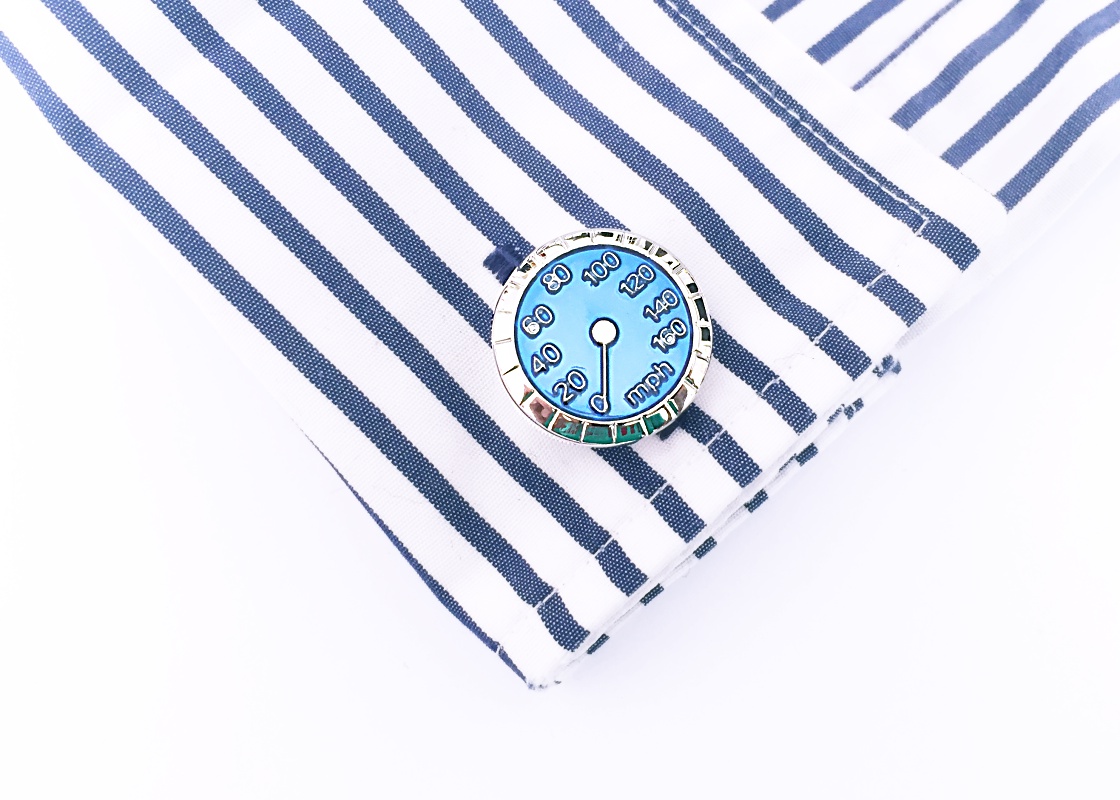 Manžetové knoflíčky Tachometr II. kategorie 