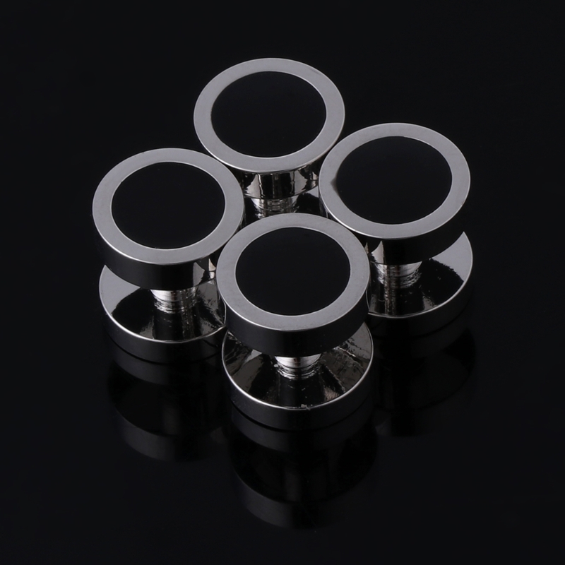 Set - manžetové knoflíčky a knoflíky do košile Black 