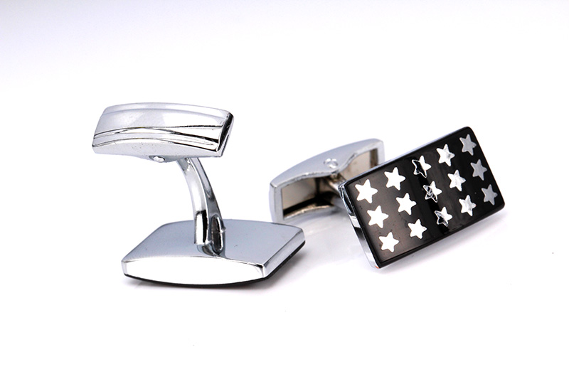 Manžetové knoflíčky Silver stars 
