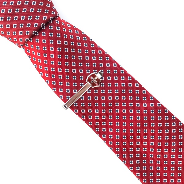 Spona na kravatu Švýcarský kříž červený 