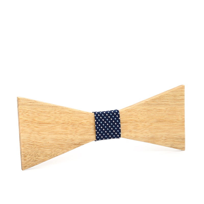 Dřevěný pánský motýlek Mahoosive Premier - stripes 
