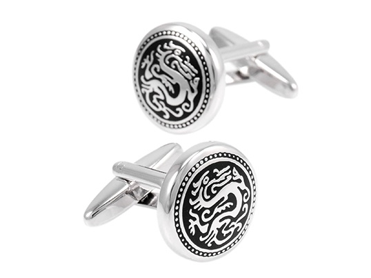 Manžetové knoflíčky Silver dragon 