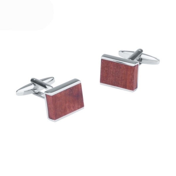 Manžetové knoflíčky Wood Oblong 