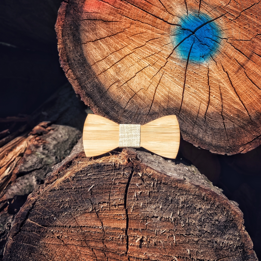 Chlapecký dřevěný motýlek Klasik 