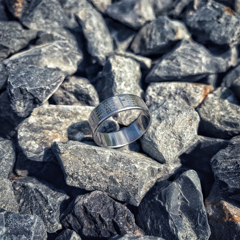 Stříbrný prsten Kříž vel. 9