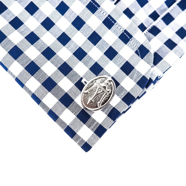 Manžetové knoflíčky Maserati stříbrné 