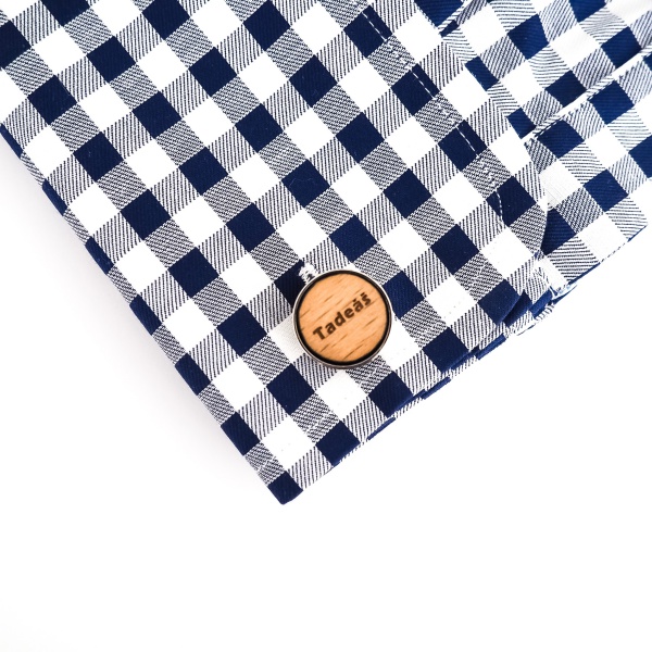 Dřevěné manžetové knoflíčky Tadeáš 