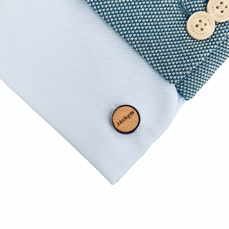 Dřevěné manžetové knoflíčky Jáchym 