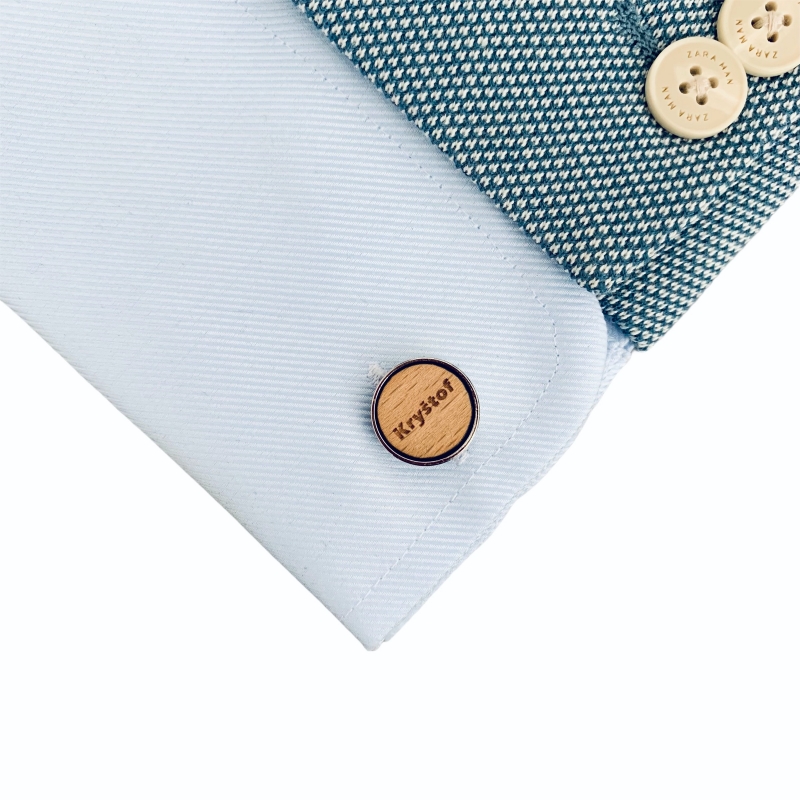 Dřevěné manžetové knoflíčky Kryštof 