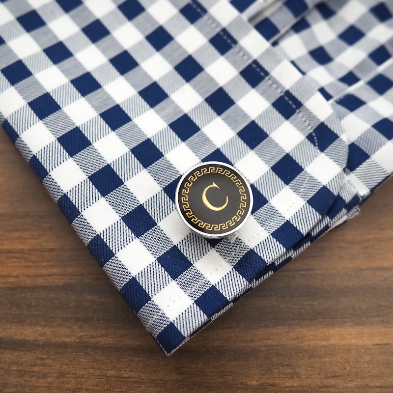 Manžetové knoflíčky Iniciály C Fashion