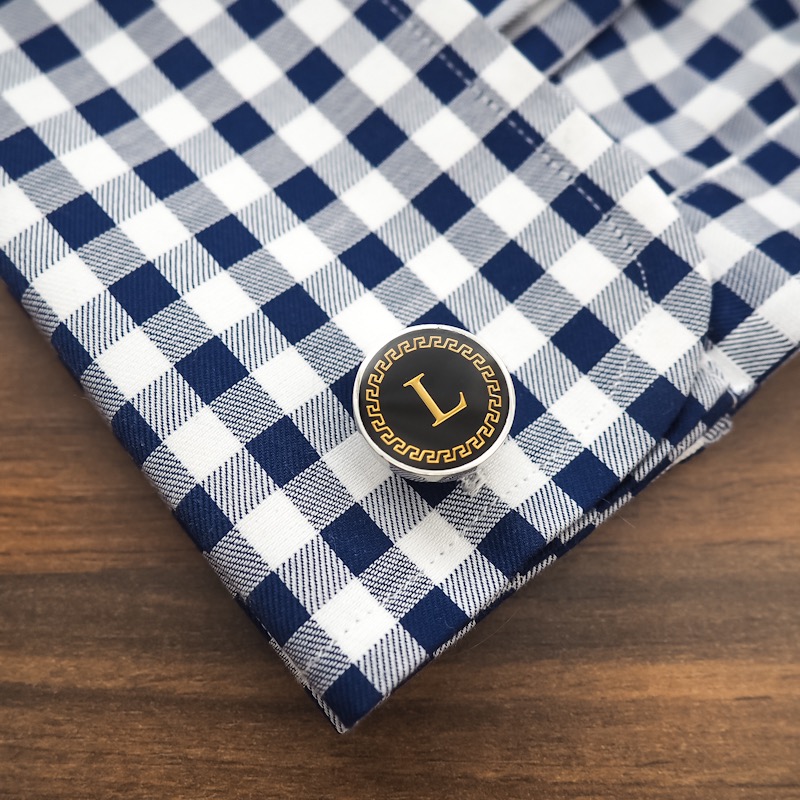 Manžetové knoflíčky Iniciály L Fashion