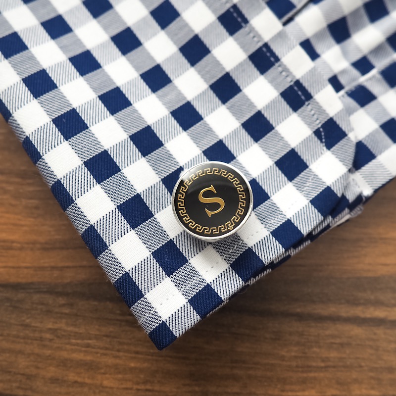 Manžetové knoflíčky Iniciály S Fashion