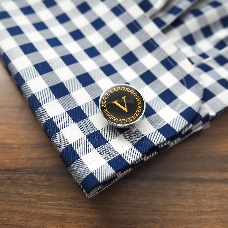 Manžetové knoflíčky Iniciály V Fashion