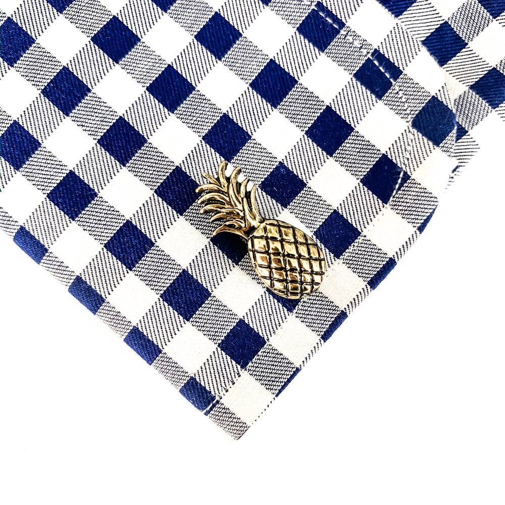 Manžetové knoflíčky Ananas vintage 