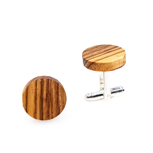 Manžetové knoflíčky Wood Zebrano 