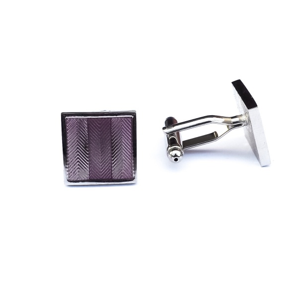 Manžetové knoflíčky Smalt - fialový 