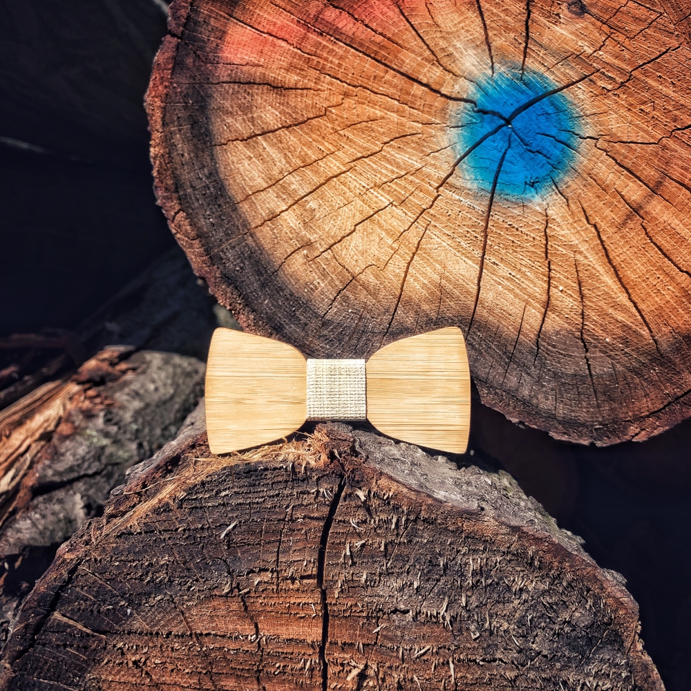 Chlapecký dřevěný motýlek Klasik big 