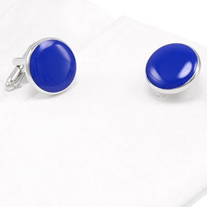 Manžetové knoflíčky Blue button 