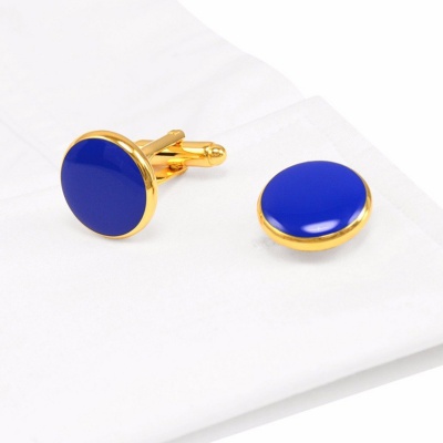 Manžetové knoflíčky Blue button I.  