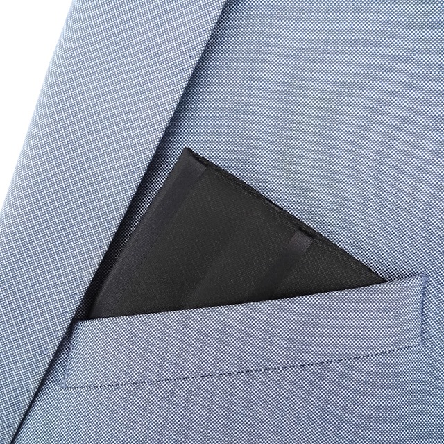 Černý kapesník do saka Black line 