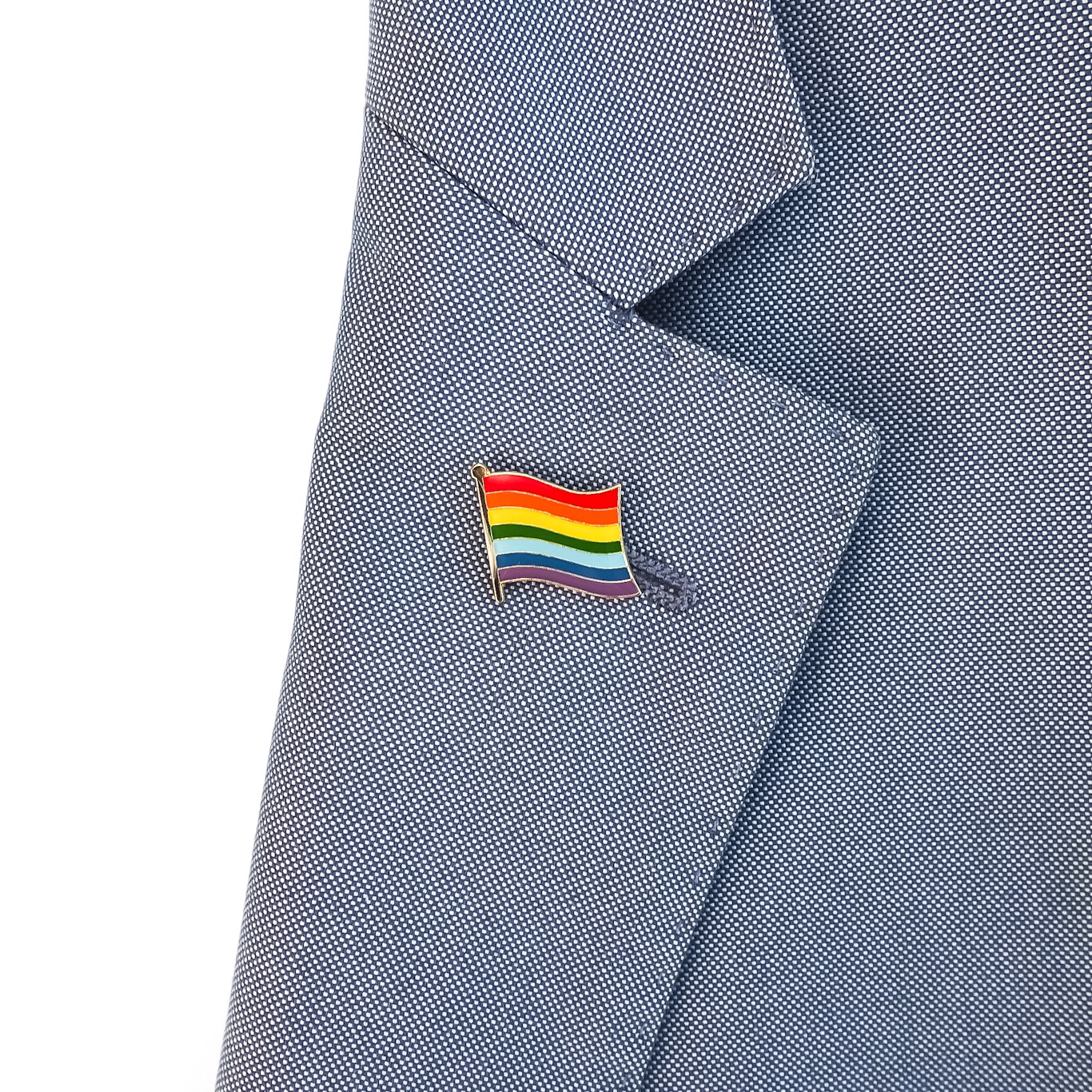 Zlatá brož Vlajka LGBT