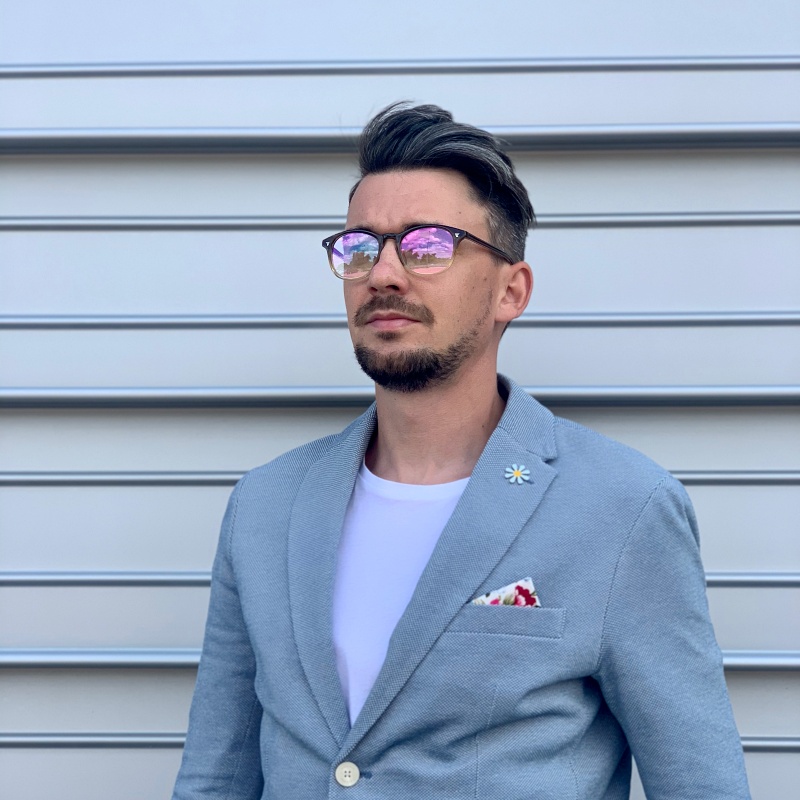 Hnědo - béžové čiré brýle Retro round 