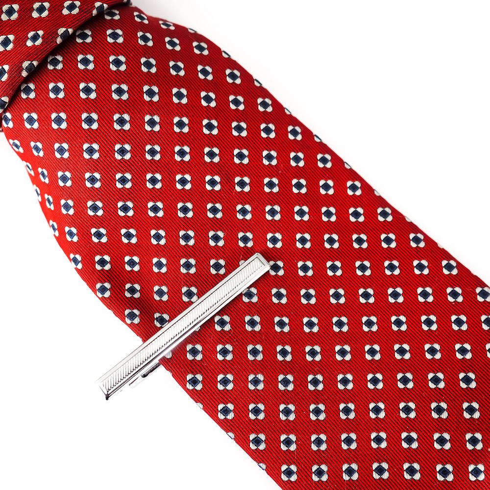 Stříbrná spona na kravatu Midline 