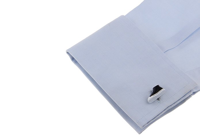 Manžetové knoflíčky černé Kotníčkové tenisky