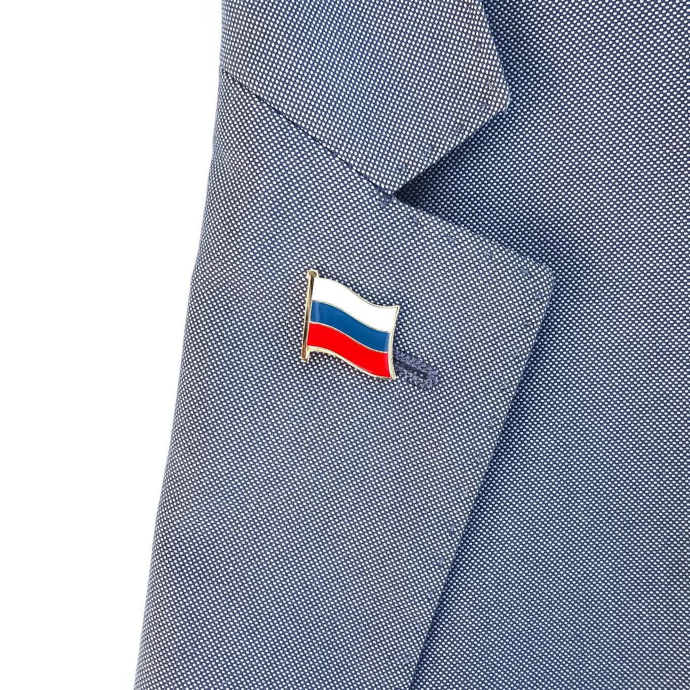 Zlatá brož Vlajka Rusko
