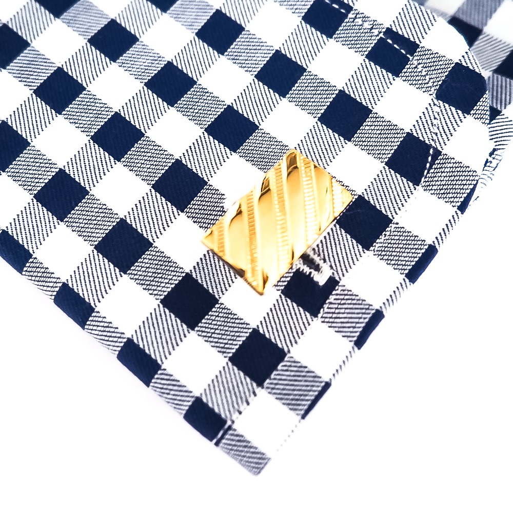 Manžetové knoflíčky Fashion Gold stripes