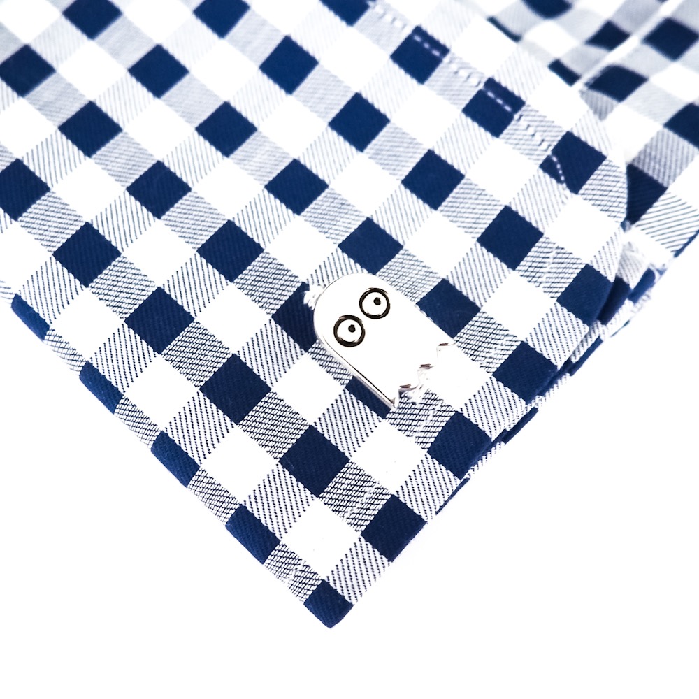 Manžetové knoflíčky Pac Man duch