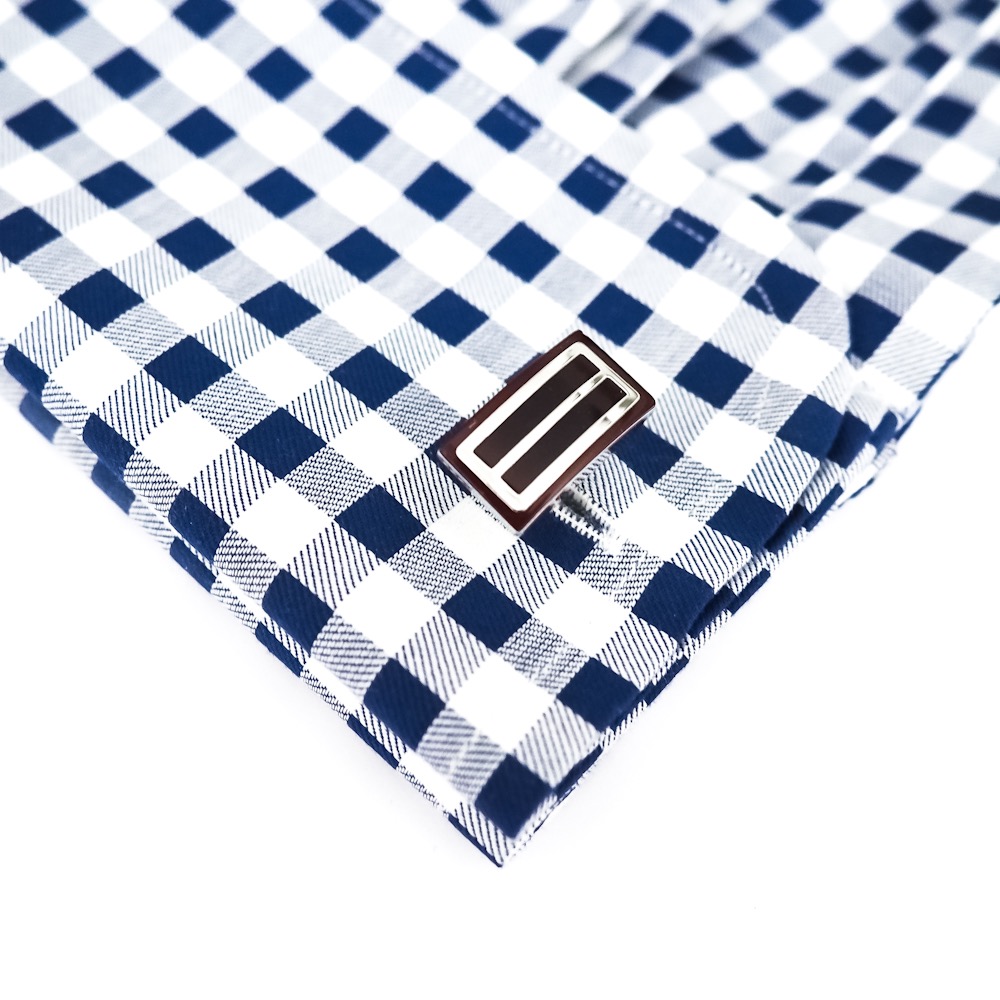 Manžetové knoflíčky Fashion Vision hnědý 