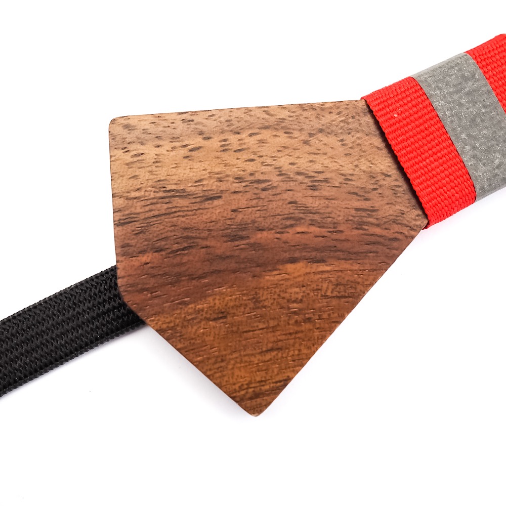 Dřevěný pánský motýlek Slim Reflex 