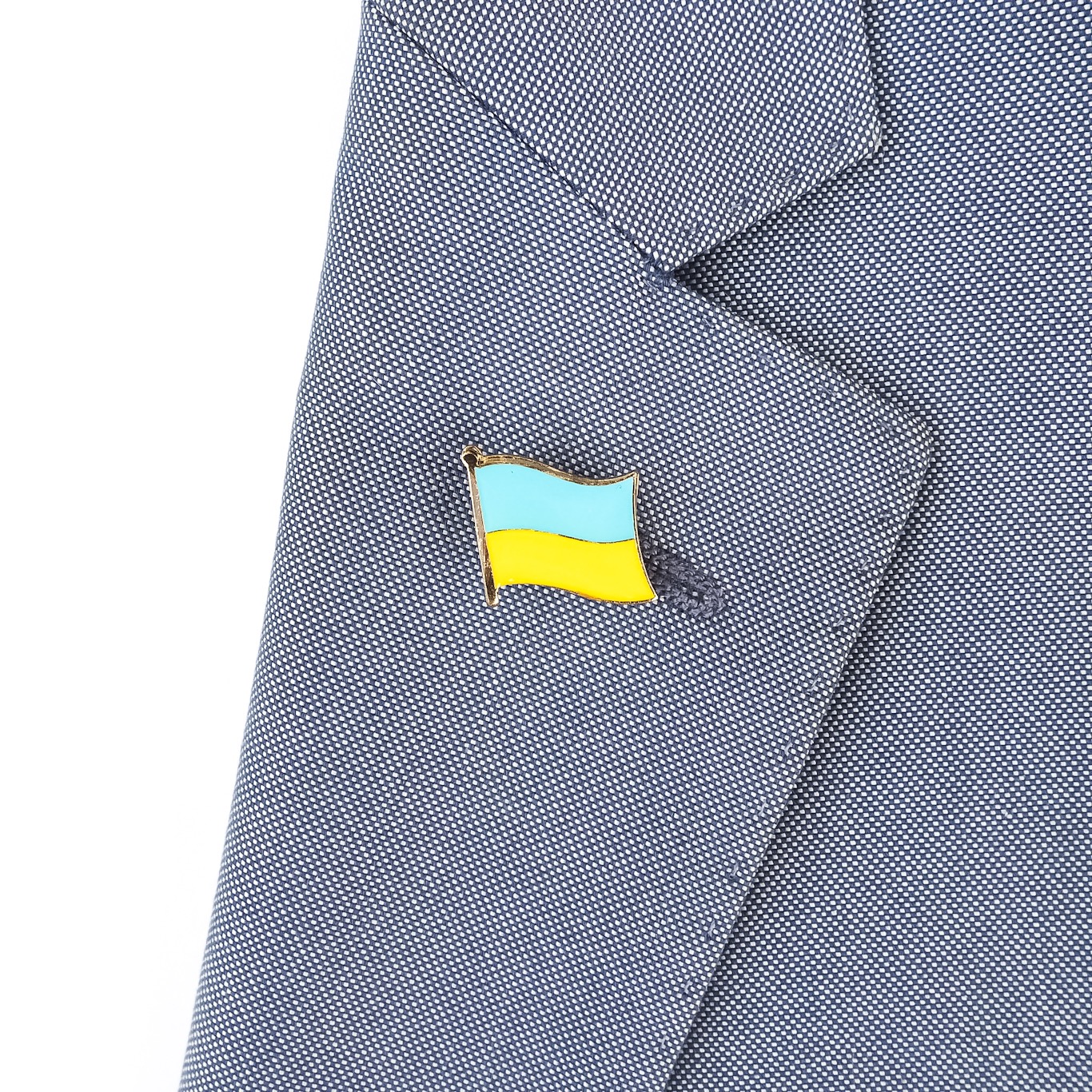 Zlatá brož Vlajka Ukrajina 