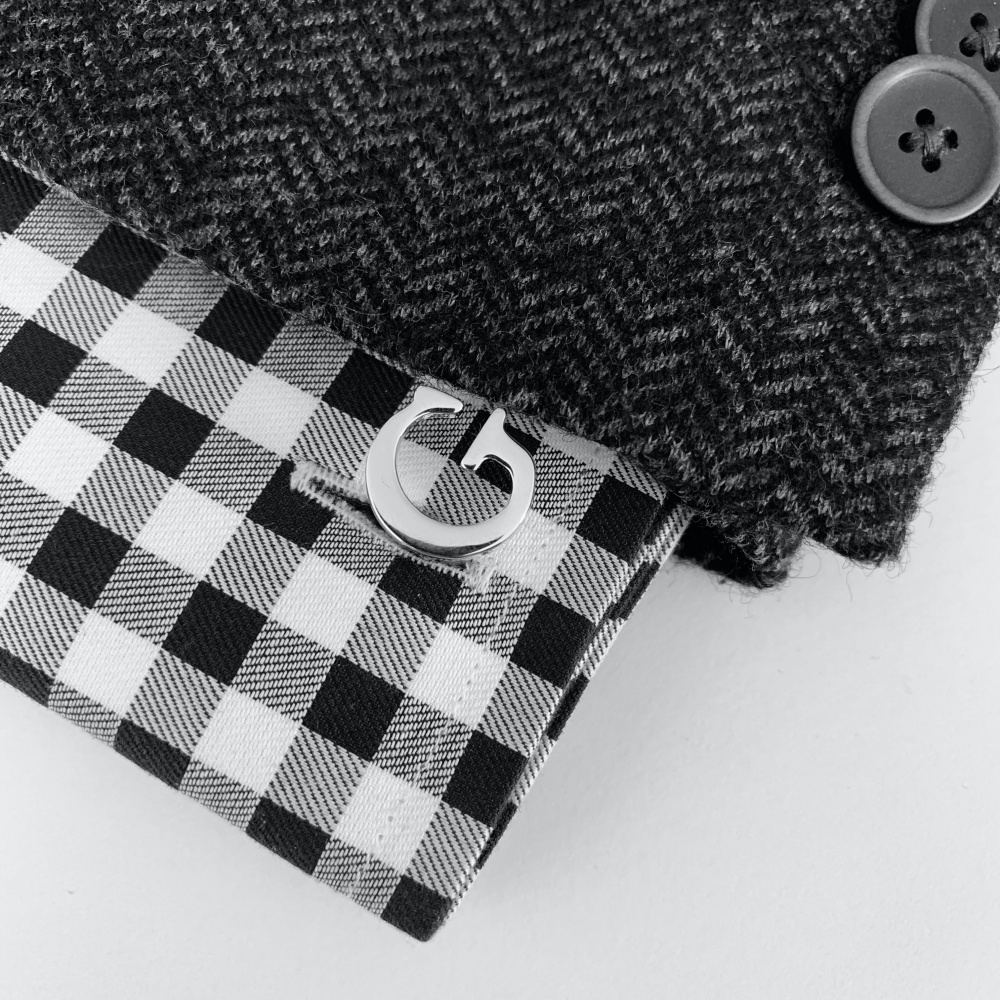 Manžetový knoflíček Iniciál G - malý 