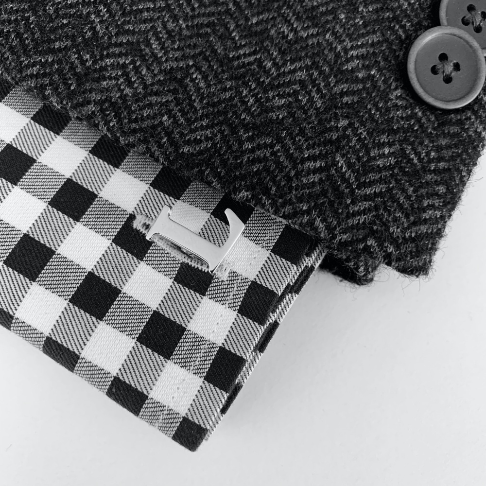 Manžetový knoflíček Iniciál L - malý 