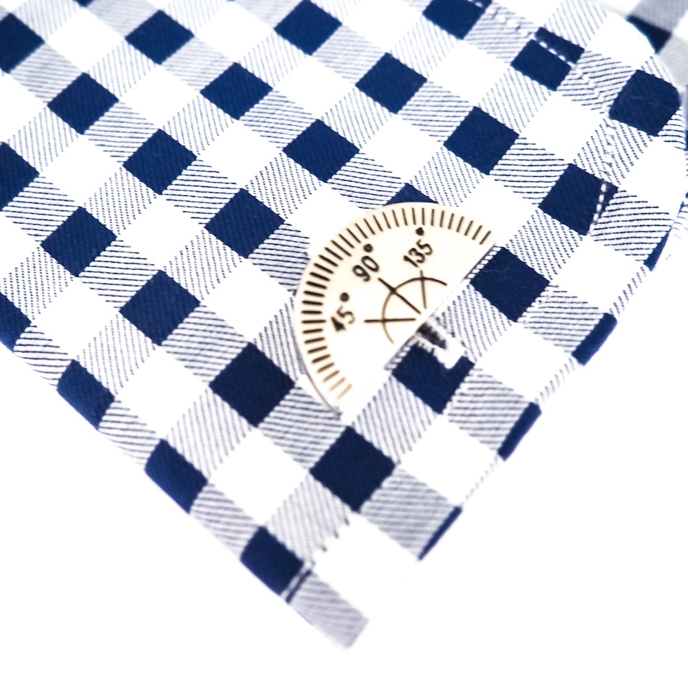 Černo - stříbrný set - spona na kravatu a manžetové knoflíčky Architekt 