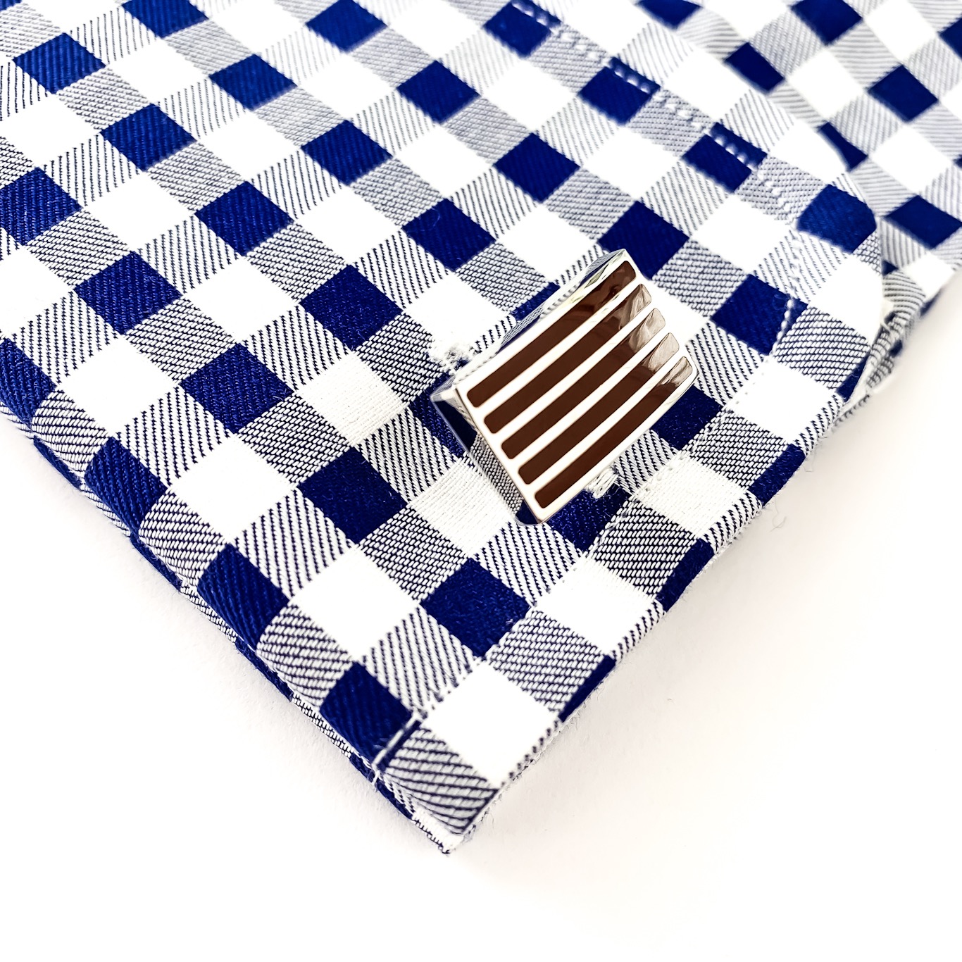 Manžetové knoflíčky Brown Stripes 