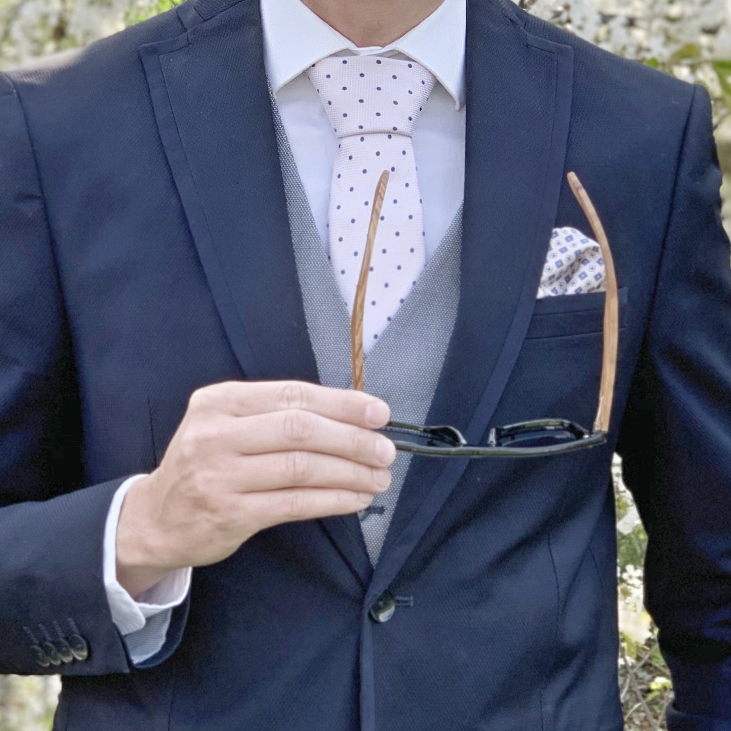 Růžová kravata Marks Spencer Dots