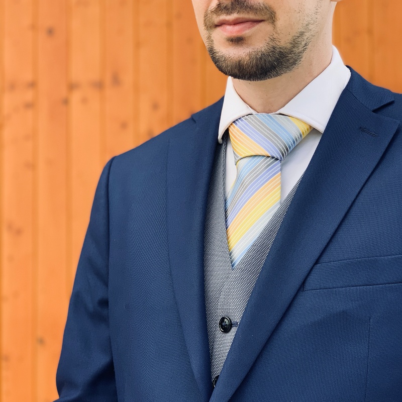 Barevná kravata Pruhy 