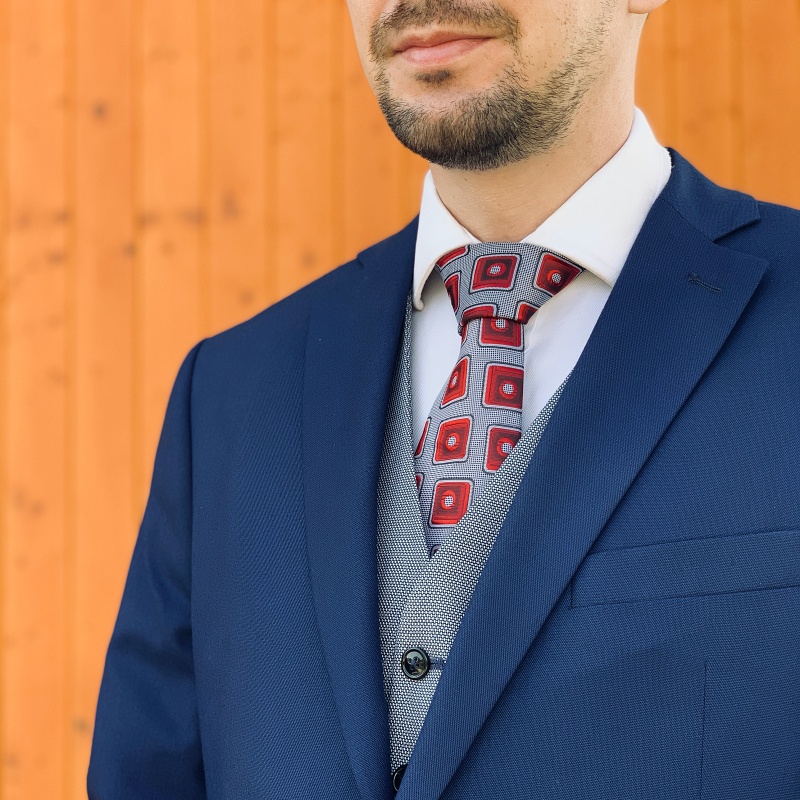 Stříbrná kravata Hypnotic