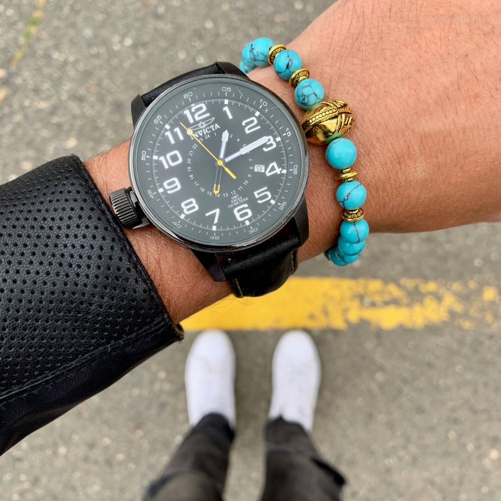 Tyrkysovo - zlatý náramek Sparta bojovník 