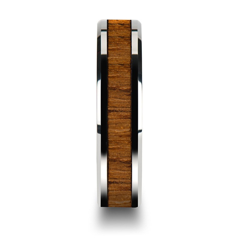 Stříbrný prsten Wood vel. 7